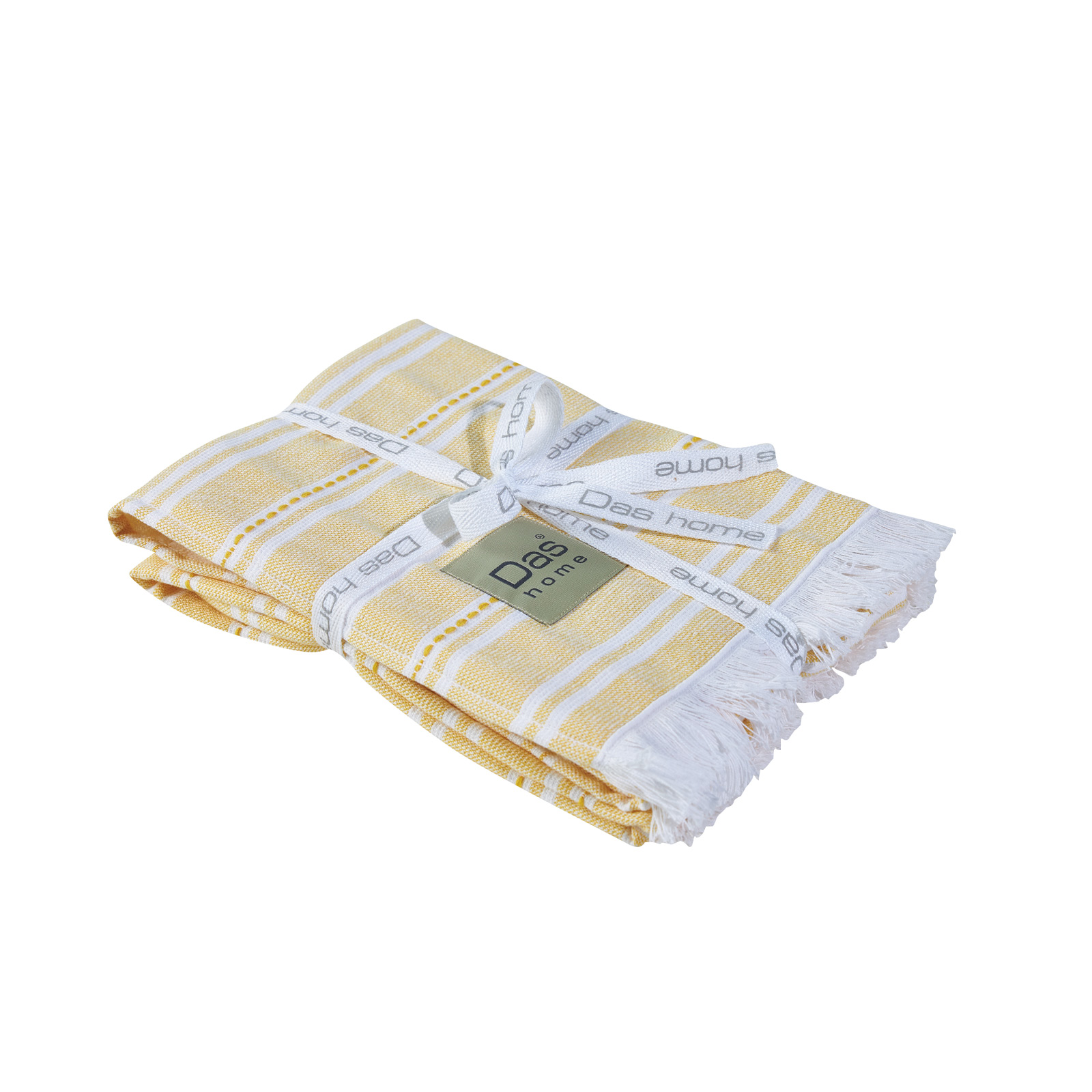 DAS HOME ΣΕΤ ΠΟΤΗΡΟΠΑΝΑ 2ΤΜΧ 40Χ60 0709 ΚΙΤΡΙΝΟ, ΛΕΥΚΟ-527040600709