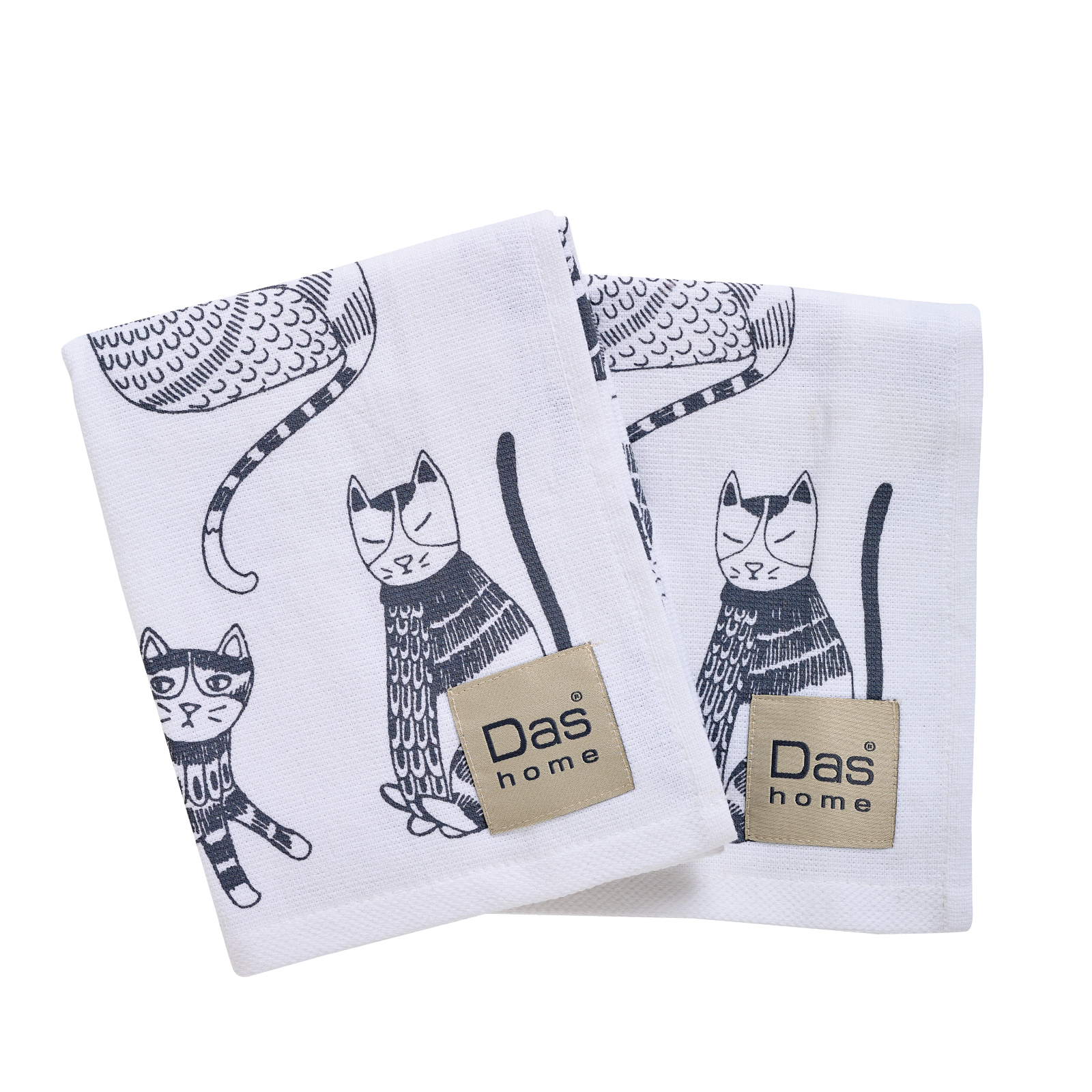 DAS HOME ΣΕΤ ΠΟΤΗΡΟΠΑΝΑ 2ΤΜΧ 40Χ60 0735 GREY, WHITE-527040600735