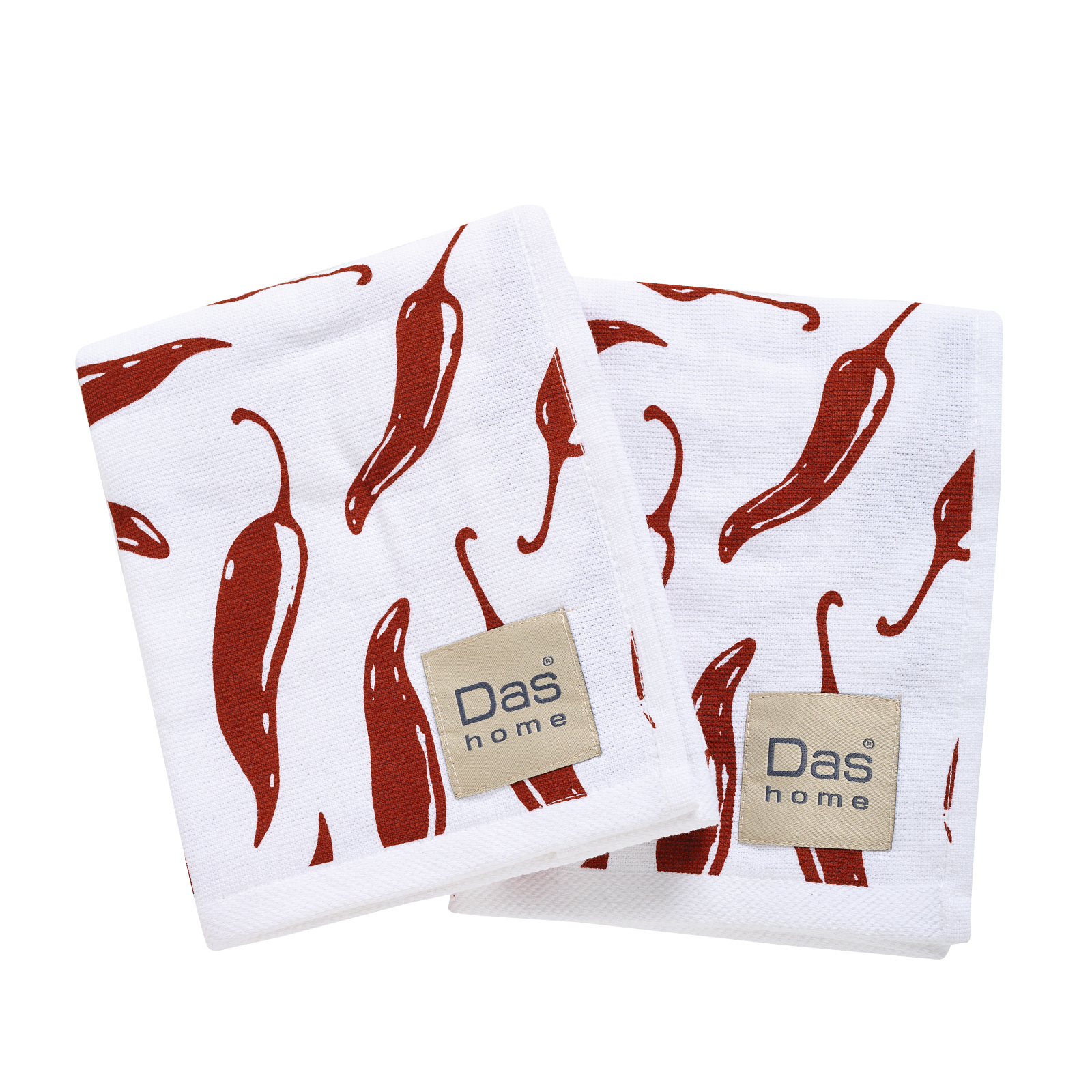 DAS HOME ΣΕΤ ΠΟΤΗΡΟΠΑΝΑ 2ΤΜΧ 40Χ60 0736 BORDEAUX, WHITE-527040600736