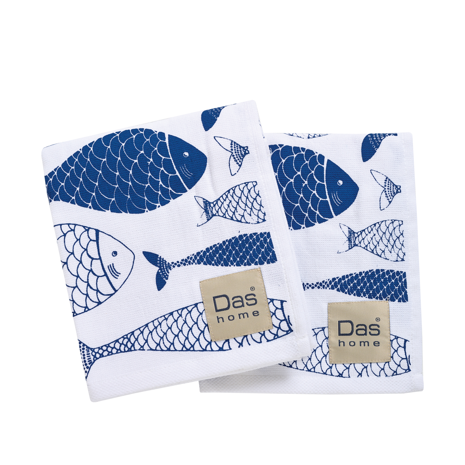 DAS HOME ΣΕΤ ΠΟΤΗΡΟΠΑΝΑ 2ΤΜΧ 40Χ60 0737 BLUE, WHITE-527040600737