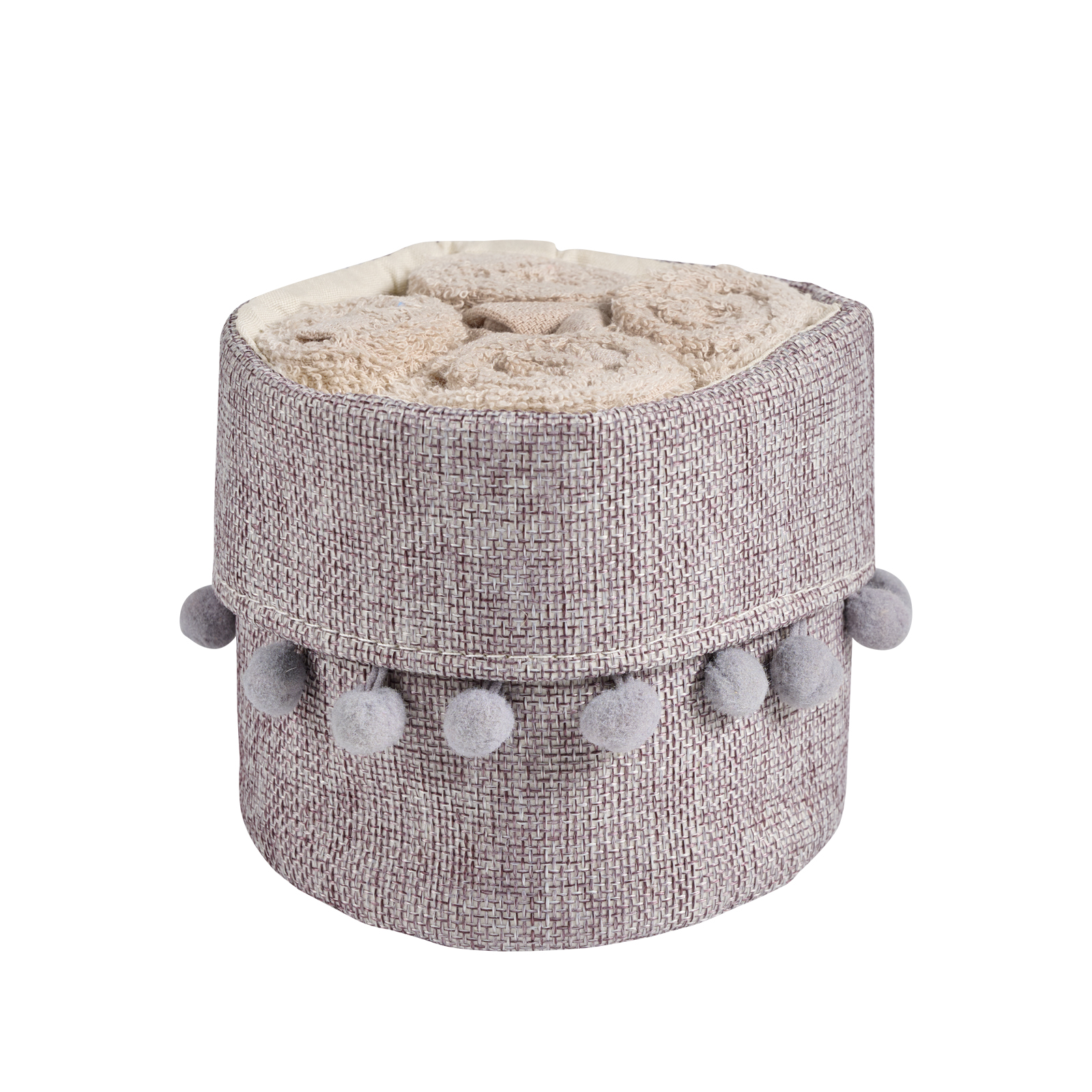 DAS HOME ΣΕΤ ΠΕΤΣΕΤΕΣ 4ΤΕΜΑΧΙΩΝ SOFT 4014 BEIGE-530708004014