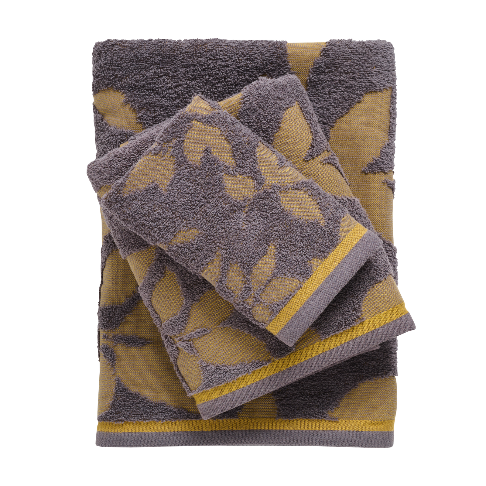 DAS HOME ΣΕΤ ΠΕΤΣΕΤΕΣ 3ΤΕΜΑΧΙΩΝ DAILY 0754 ANTRAKITE, YELLOW-530708180754