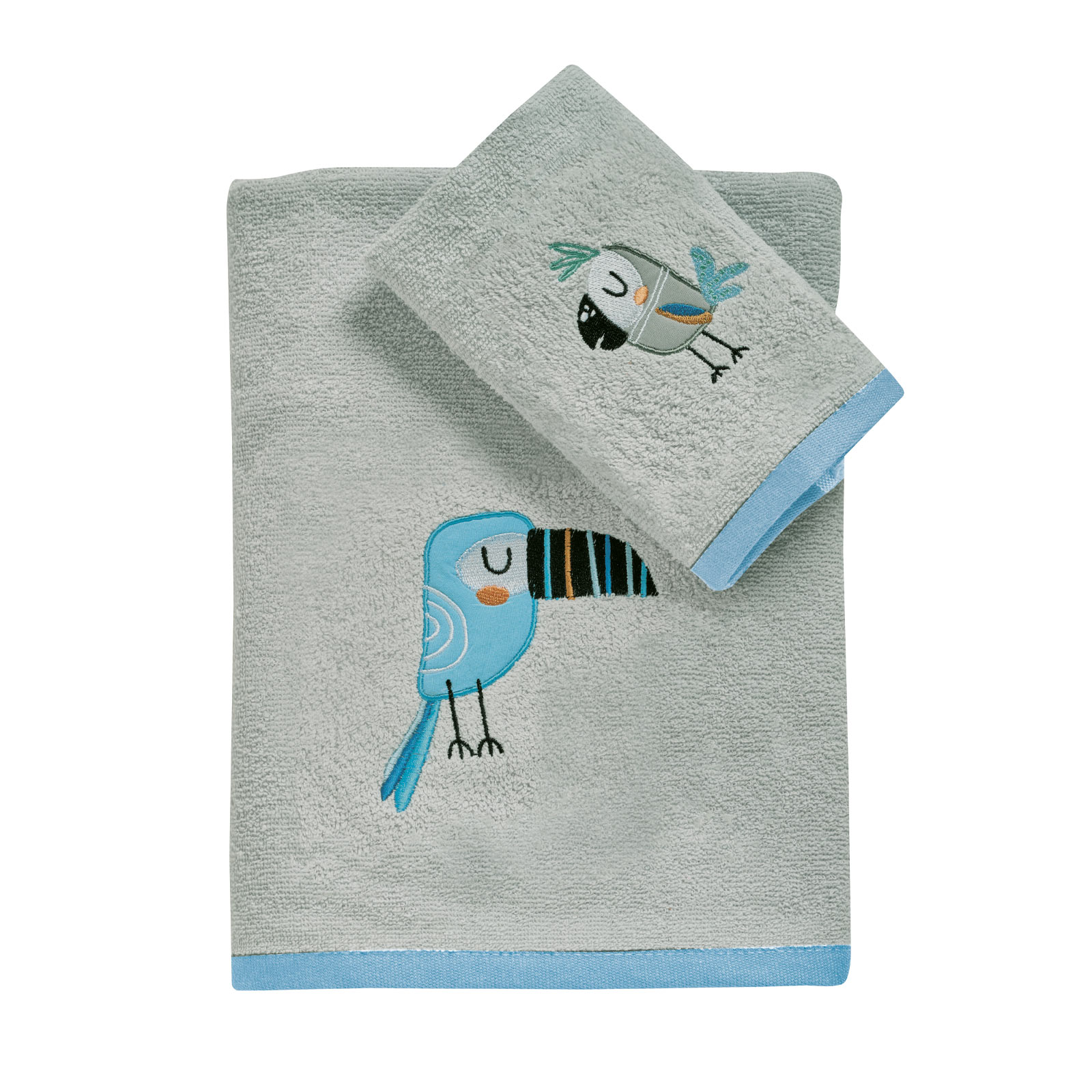 DAS BABY ΣΕΤ ΠΕΤΣΕΤΕΣ 2 ΤΕΜΑΧΙΩΝ ΚΕΝΤΗΤΕΣ FUN 4914 BLUE, GREY-630708004914