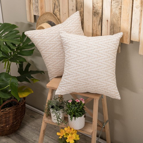 Μαξιλαροθήκη Giardino 01 - 43x43cm με γέμιση