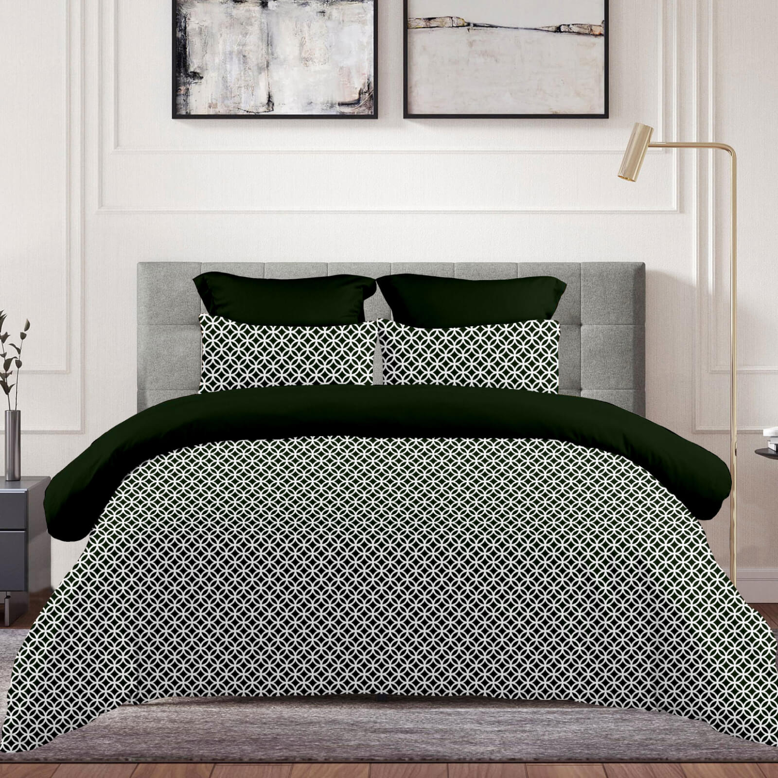 Σετ Σεντόνια 2Χ(1.75Χ2,60) + 1Χ(52Χ72) Sienna Green ASTRON HOME -K238663
