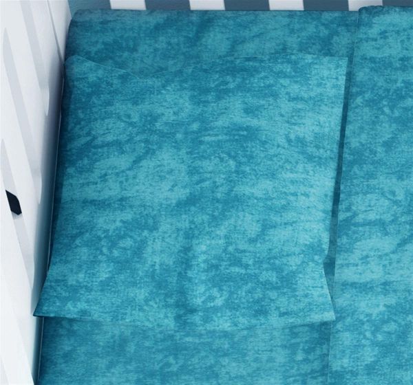 Μαξιλαροθήκη bebe Premium Shadow 620 35X45 Turquoise 100% Cotton-31131646006