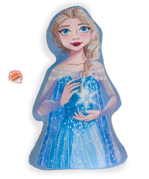 Μαξιλάρι 3D Disney Home Frozen 41 35 cm Sky Blue 100% Velboa-54461702005