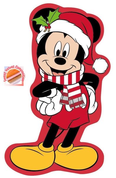 Μαξιλάρι 3D Disney Home Mickey 37 35 cm Red 100% Velboa-54461702014