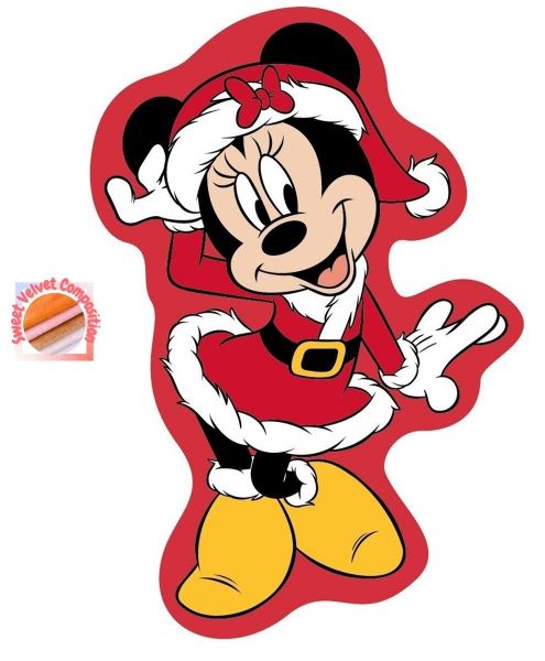 Μαξιλάρι 3D Disney Home Minnie 27 35 cm Red 100% Velboa-54461702015