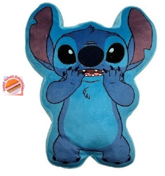Μαξιλάρι 3D Disney Home Stitch 79 30 cm Turquoise 100% Velboa-54461702013