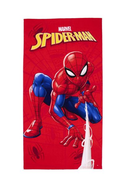 Πετσέτα Θαλάσσης Quick Dry Marvel Spider-Man 42 70X140 Red 100% Microfiber-54460912047
