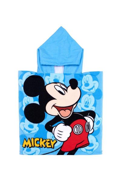 Πόντσο Θαλάσσης Quick Dry Disney Home Mickey 89 50X100 Sky Blue 100% Microfiber-54463144021