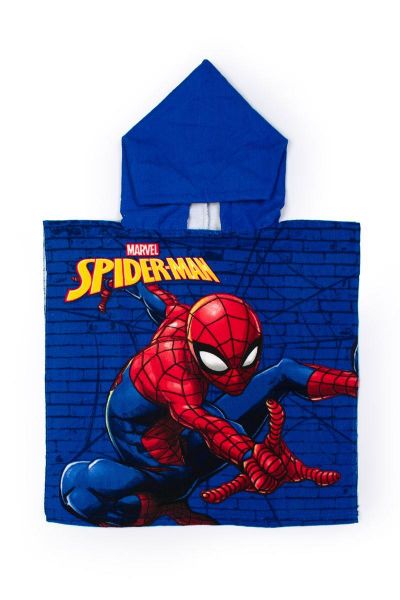 Πόντσο Θαλάσσης Quick Dry Marvel Spider-Man 04 50X100 Blue 100% Microfiber-54463144026