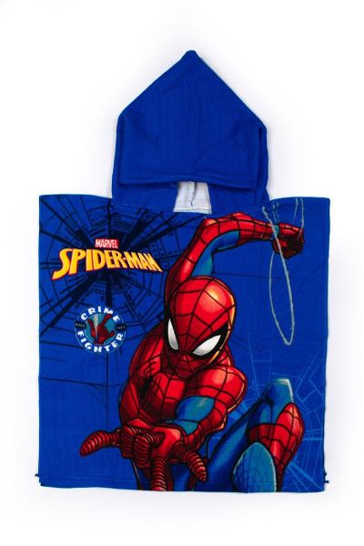 Πόντσο Θαλάσσης Quick Dry Marvel Spider-Man 95 50X100 Blue 100% Microfiber-54463144027