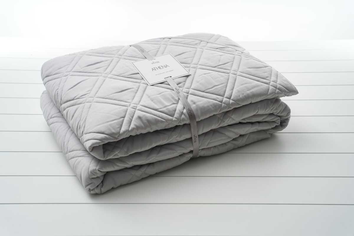 ATHENA-304 ΚΟΥΒΕΡΛΙ ΥΠΕΡ 230Χ270 ΡΕΛΙ LIGHT GREY-000009632