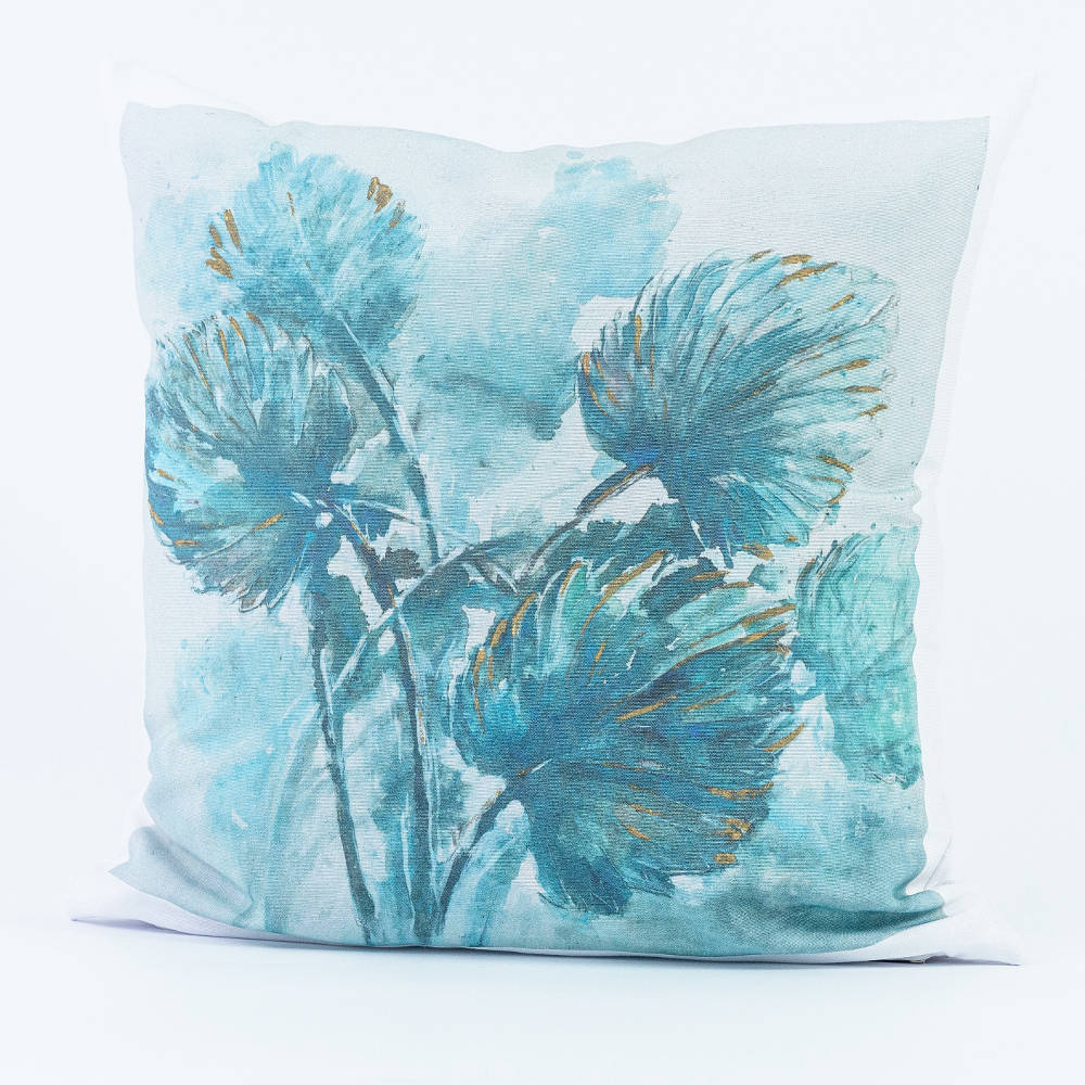 Μαξιλάρι Διακοσμητικό Printed Σχέδιο 80 Λευκό 45 X 45 45 x 45 cm