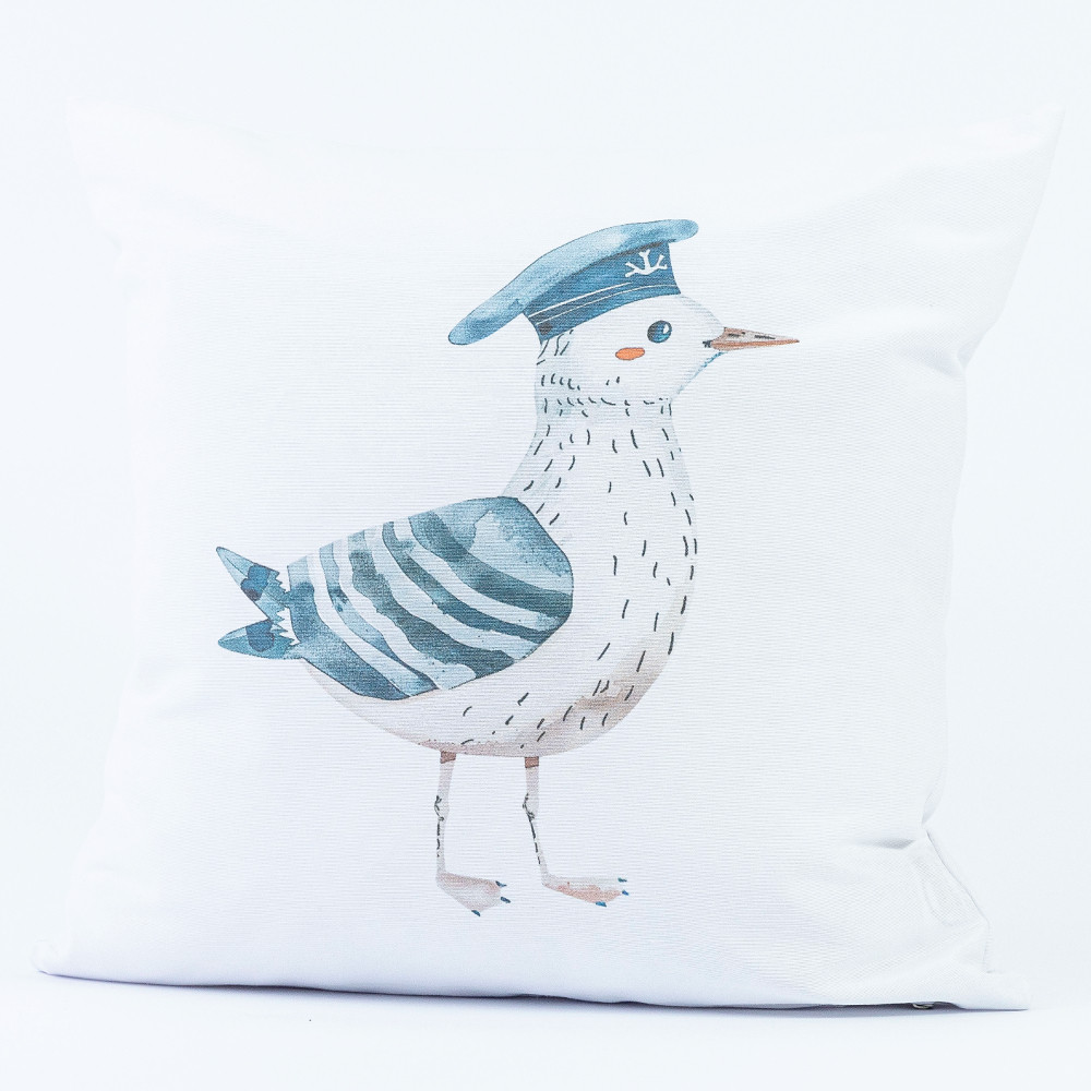 Μαξιλάρι Διακοσμητικό Printed Σχέδιο 83 Λευκό 45 X 45 45 x 45 cm