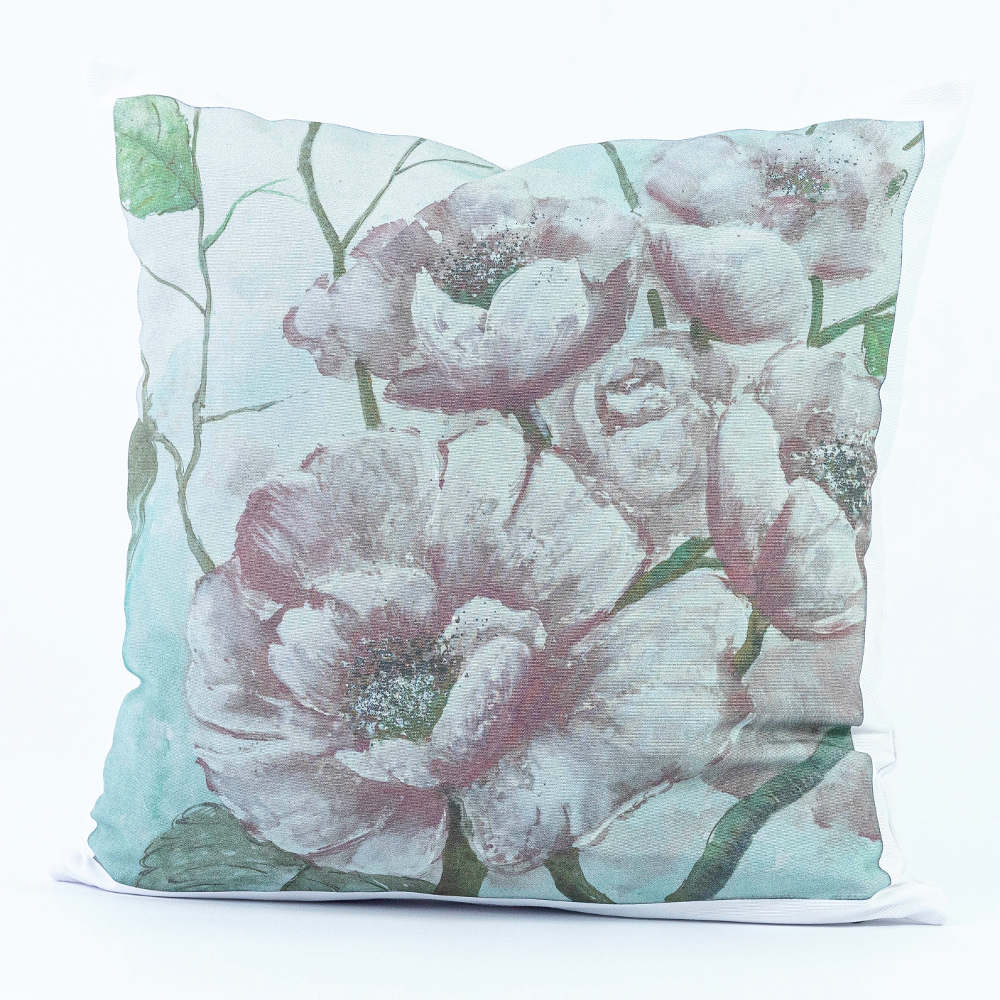 Μαξιλάρι Διακοσμητικό Printed Σχέδιο 88 Λευκό 45 X 45 45 x 45 cm