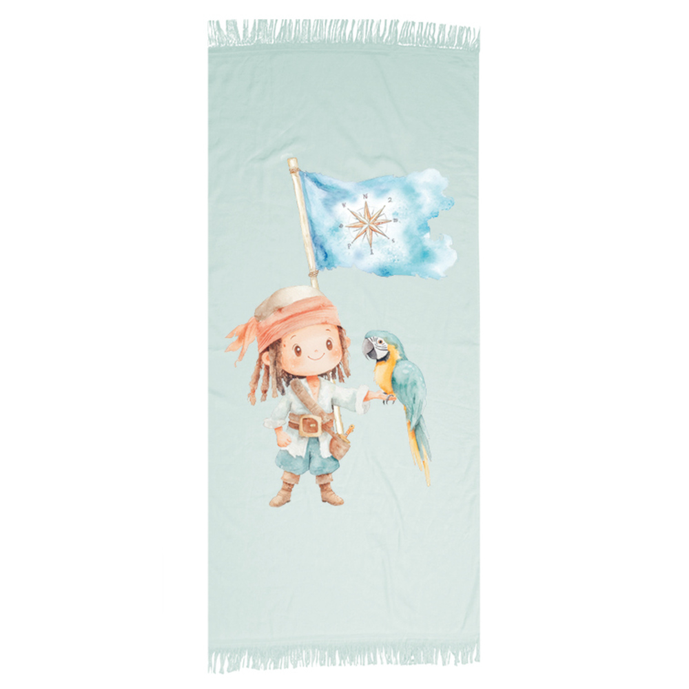 Πετσέτα Παρεό Pirate Φυστικί 70 X 140 70 x 140 cm