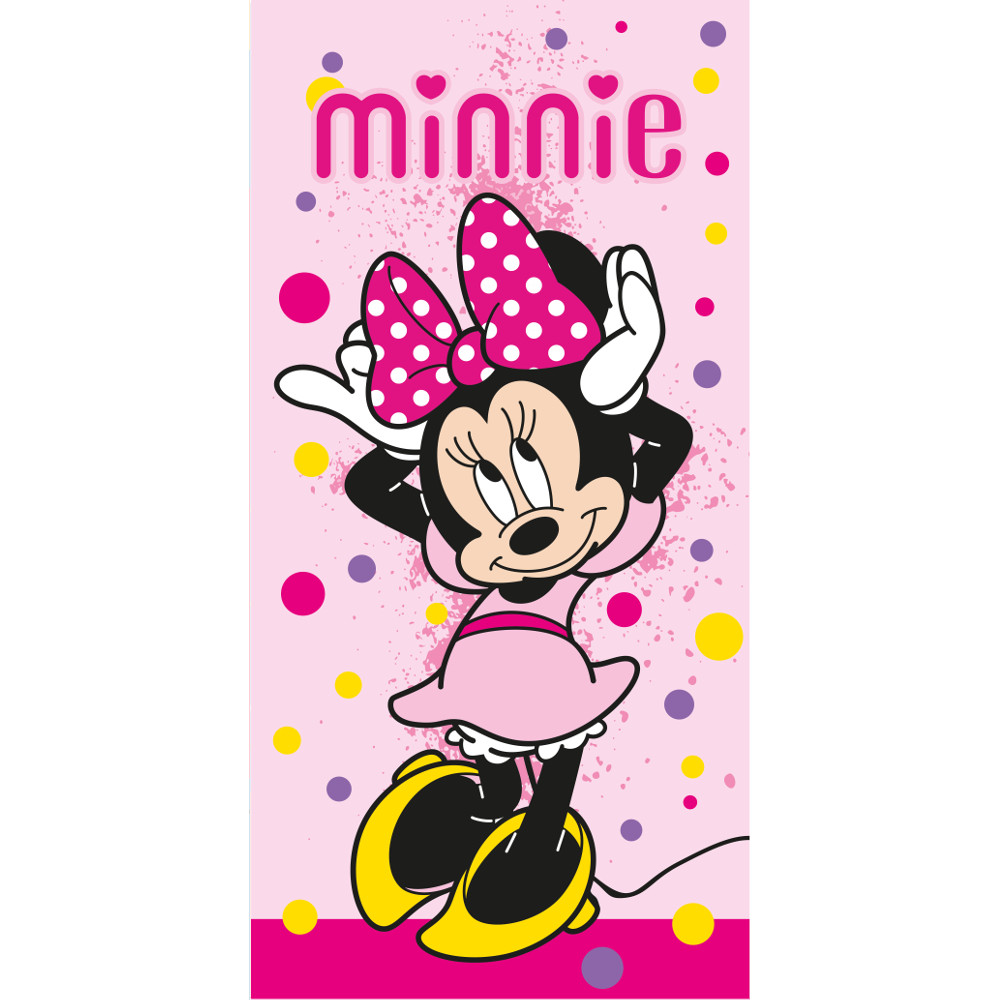 Πετσέτα Θαλάσσης Microfiber Minnie Mouse Ροζ 70 X 140 70 x 140 cm