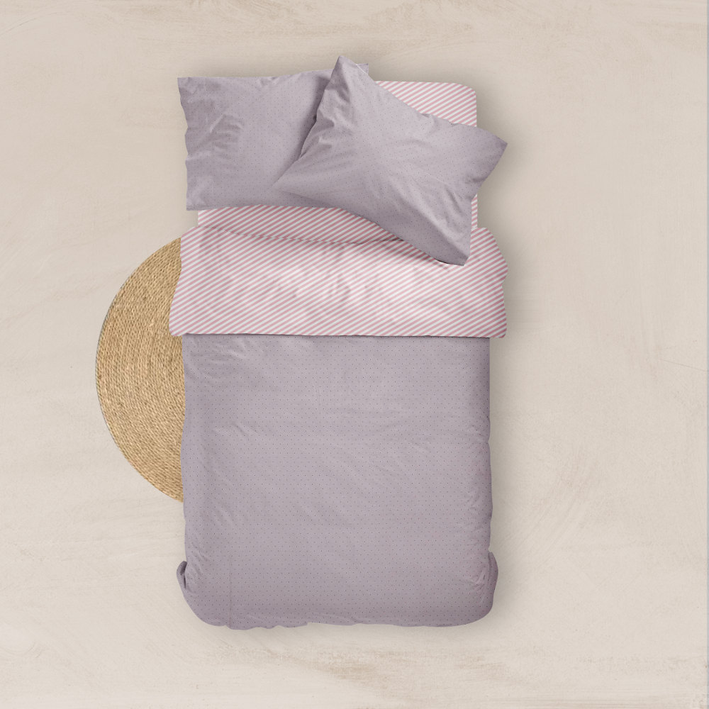 Σεντόνια Εμπριμέ Σετ Pois Σάπιο Μήλο Μονά Σάπιο Μήλο ΜΟΝΟ (2) 160 x 240 cm + 50 x 70 cm