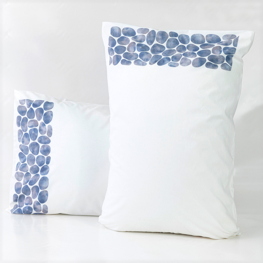 Ζεύγος Μαξιλαροθήκες Stone Λευκό 50 X 70 (2) 50 x 70 cm