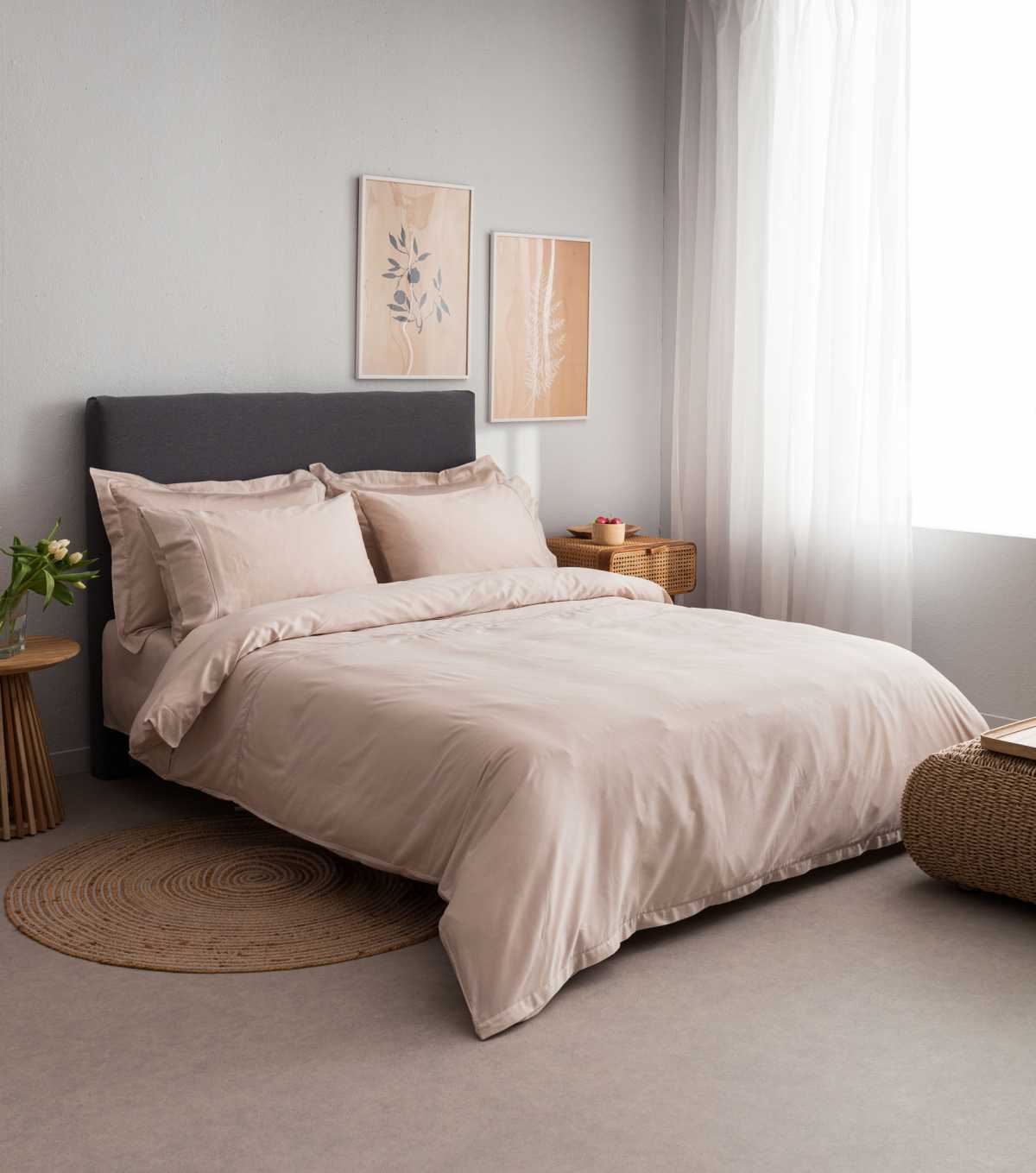 NEMESIS-303 ΣΕΤ ΠΑΠΛ-ΘΗΚΗ 260X240 3ΤΕΜ BEIGE-000008876