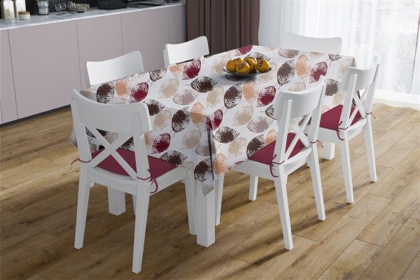 Τραπεζομάντηλο Αλέκιαστο Leaves 467 140X180 Brown 70/30 Cott/Pol-33313354005