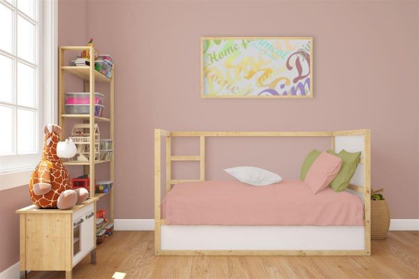 Κατωσέντονο με Λάστιχο bebe Solid 503 0,70X1,40X0,15 Dusty Rose 100% Cotton-31122019003