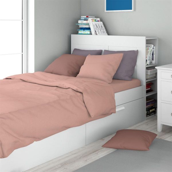 Σεντόνι Σετ 2 τεμ Solid 503 160X240 Dusty Rose 100% Cotton-33122123003