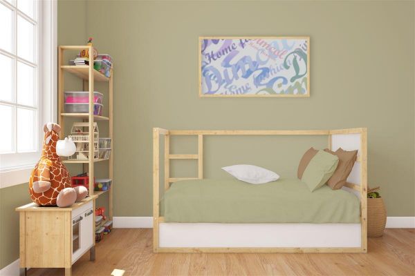Κατωσέντονο με Λάστιχο bebe Solid 504 0,70X1,40X0,15 Olive 100% Cotton-31122019004