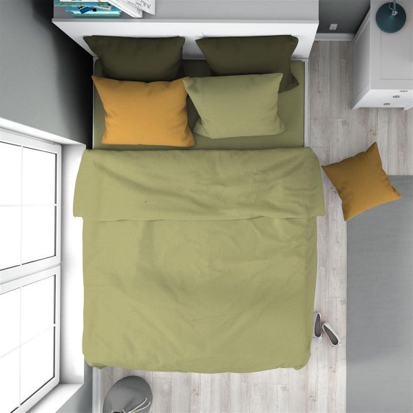 Πάπλωμα Solid 504 160X240 Olive 100% Cotton-33121123004