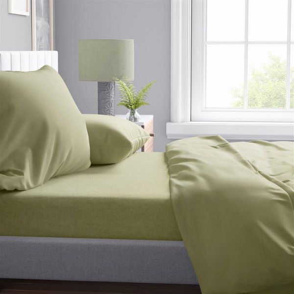 Παπλωματοθήκη Solid 504 220X240 Olive 100% Cotton-33120824004