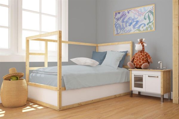 Παπλωματοθήκη bebe Solid 505 120X160 Light Blue-Grey 100% Cotton-31120821005