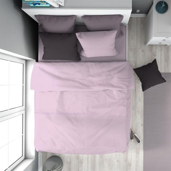 Παπλωματοθήκη Solid 506 160X240 Light Purple 100% Cotton-33120823006