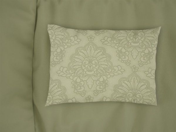 Μαξιλαροθήκη Εμπριμέ Άρτεμις 704 50X70 Light Olive 100% Cotton-33111647004
