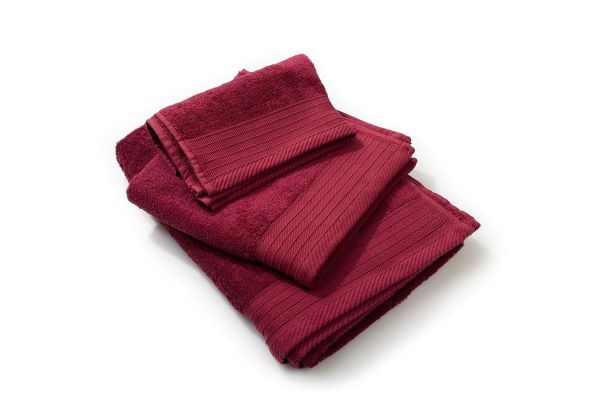 Πετσέτα Πενιέ 500 gr/m² 50X100 Bordeaux 100% Cotton-33150944004