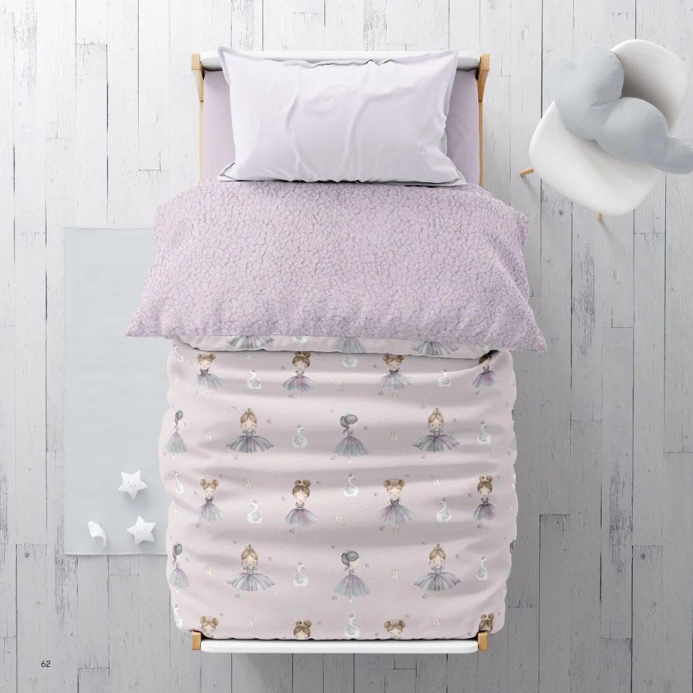 Κουβερτοπάπλωμα Odette Μονό Λιλά ΜΟΝΟ 160 x 220 cm