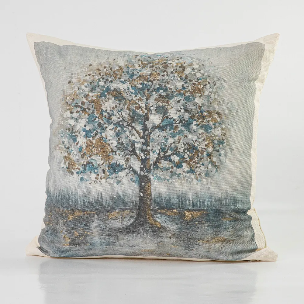 Μαξιλάρι Διακοσμητικό Printed Σχέδιο 92 Εκρού 45 X 45 45 x 45 cm