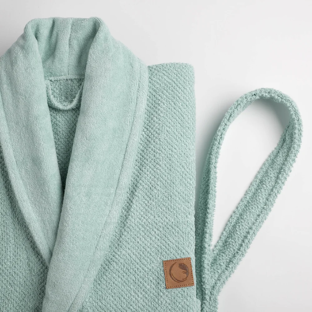 Μπουρνούζι Ενηλίκων Με Γιακά Lava Μέντα Μέντα ΕΝΗΛΙΚΩΝ L