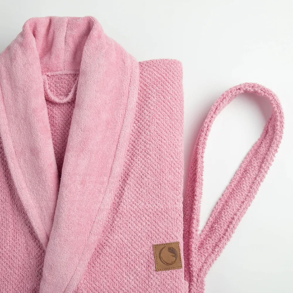 Μπουρνούζι Ενηλίκων Με Γιακά Lava Ροζέ Ροζέ ΕΝΗΛΙΚΩΝ M