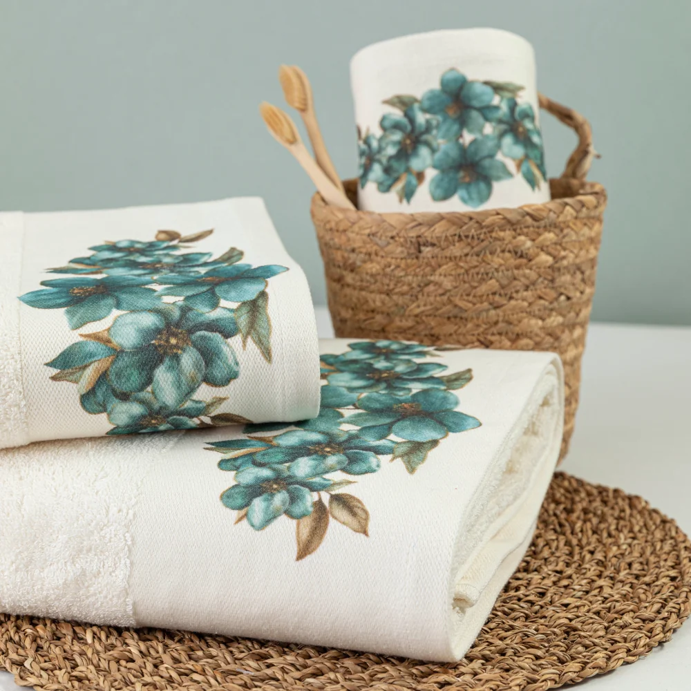 Πετσέτες Σετ 2ΤΜΧ Emerald Εκρού Σ2ΤΜΧ 50 x 90 / 30 x 50 cm