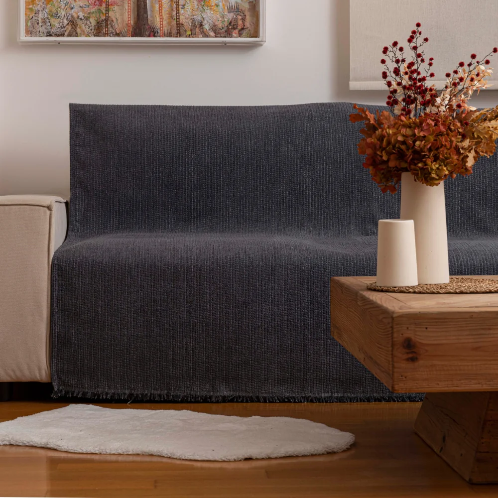 Ριχτάρι Σενίλ Τετραθέσιο Velvet Λαδί ΤΕΤΡΑΘΕΣΙΟ 180 x 350 cm