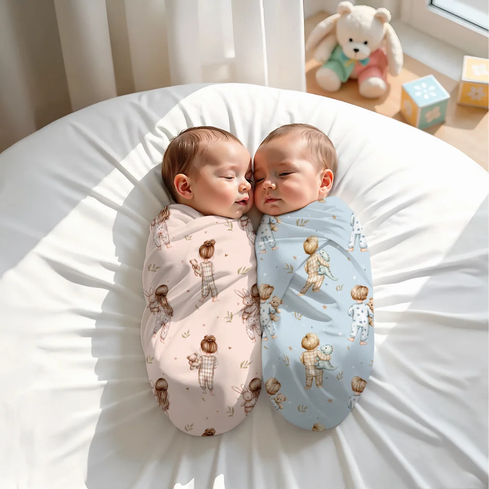 Σεντόνια Λίκνου Σετ Goodnight Ροζέ BEBE (2) 70 x 120 cm