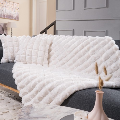 Γούνινο Ριχτάρι Cube 01 - 127 x  152 cm