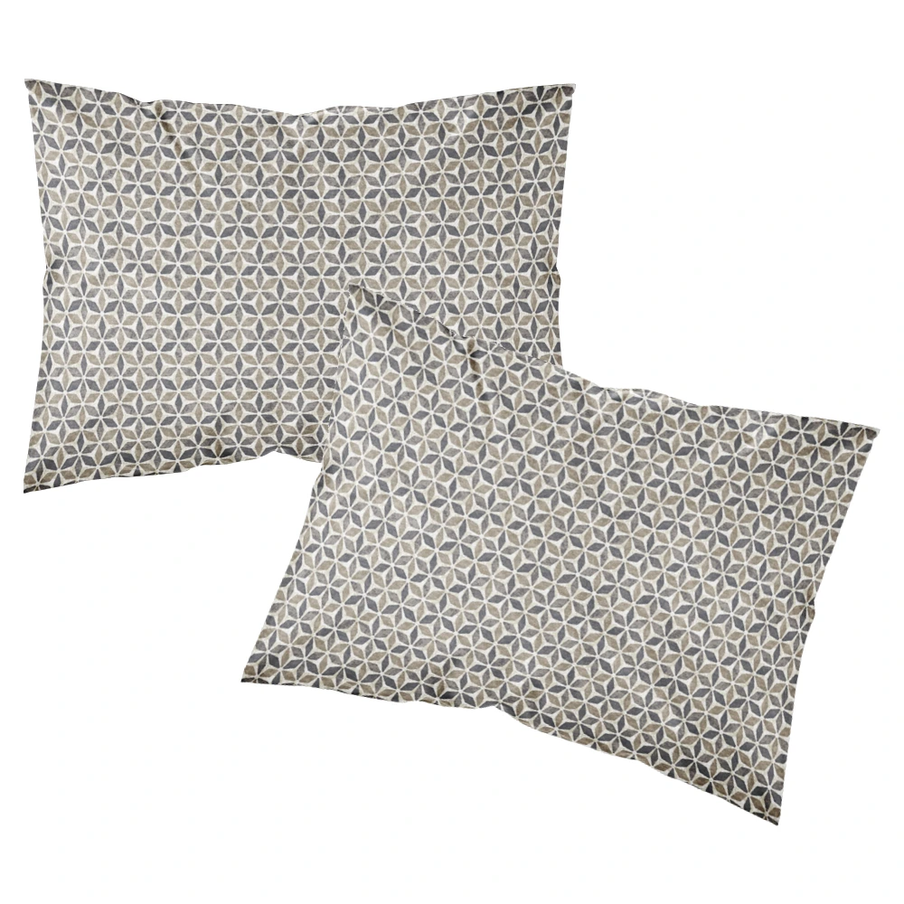 Ζεύγος Μαξιλαροθήκες Εμπριμέ Honey Γκρι 50 X 70 (2) 50 x 70 cm