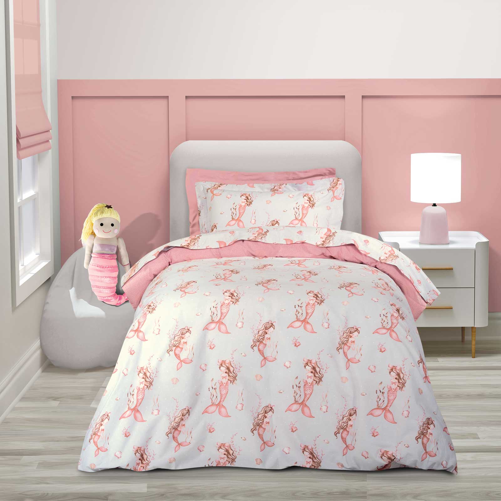 GREENWICH POLO CLUB ΣΕΤ ΣΕΝΤΟΝΙΑ ΜΟΝΑ ESSENTIAL 8853 GREY, PINK-202109108853