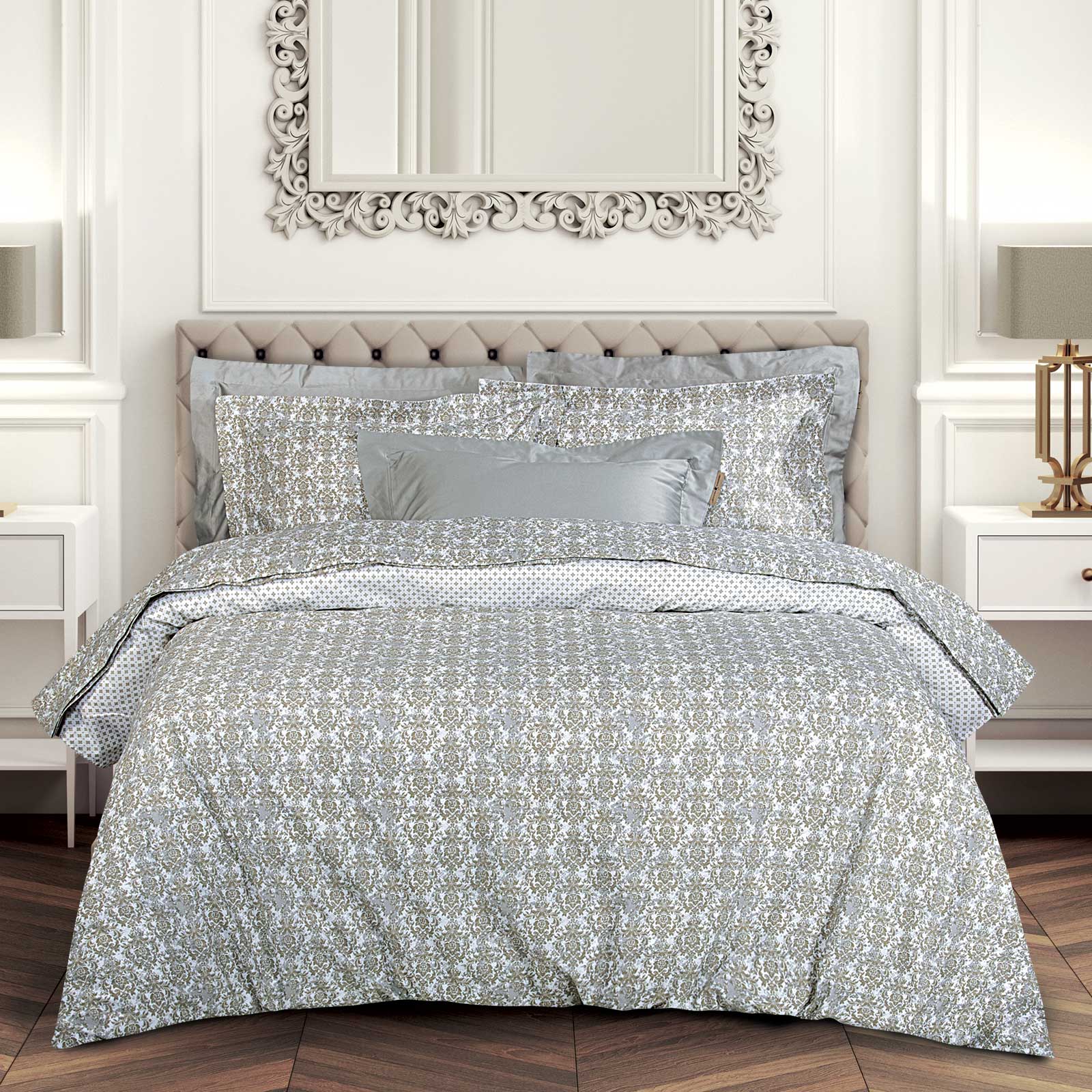 GREENWICH POLO CLUB ΠΑΠΛΩΜΑΤΟΘΗΚΗ ΣΕΤ ΥΠΕΡΔΙΠΛH ESSENTIAL 2368 OLIVE GREEN-206000202368