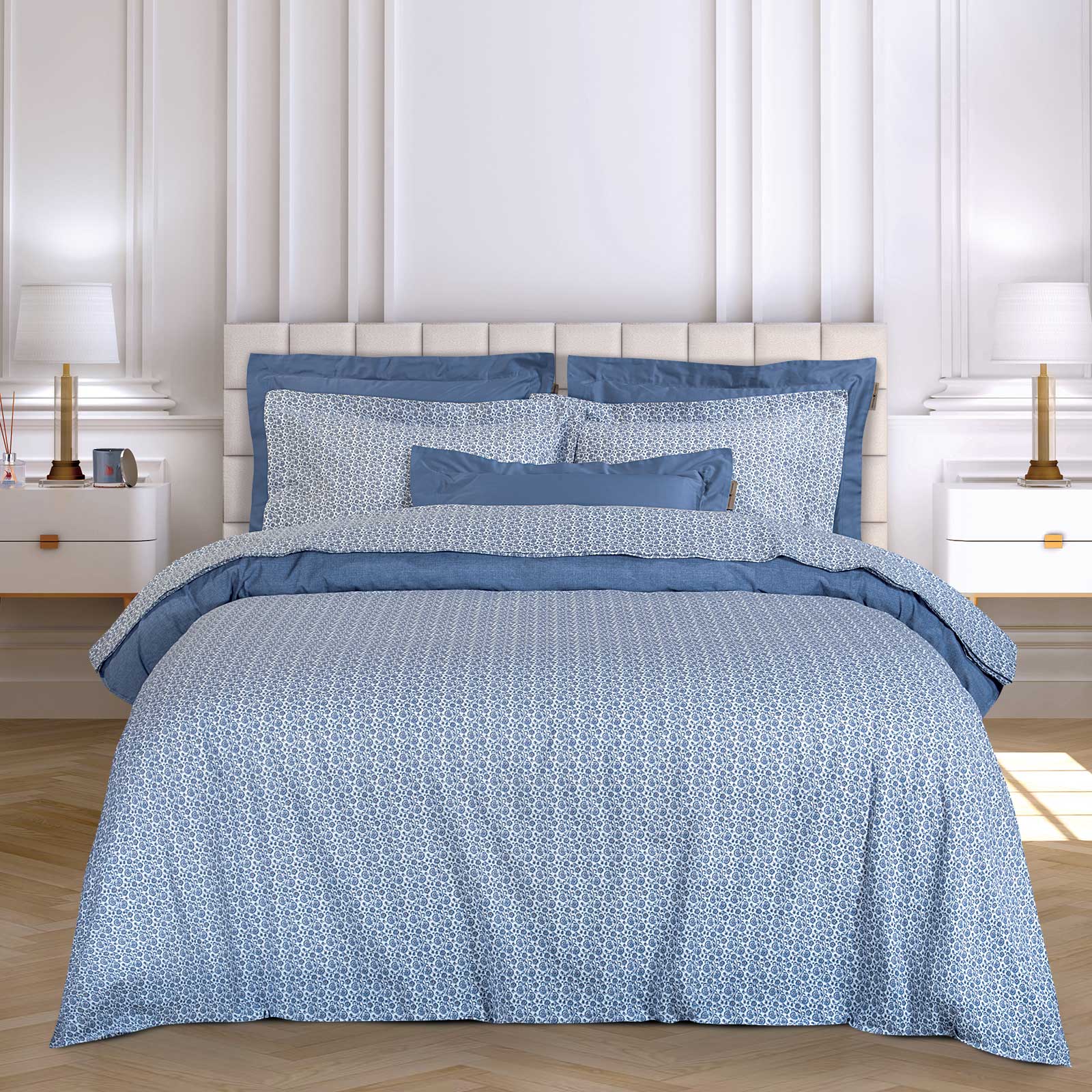 GREENWICH POLO CLUB ΠΑΠΛΩΜΑΤΟΘΗΚΗ ΣΕΤ ΥΠΕΡΔΙΠΛH ESSENTIAL 2372 ROYAL BLUE-206000202372