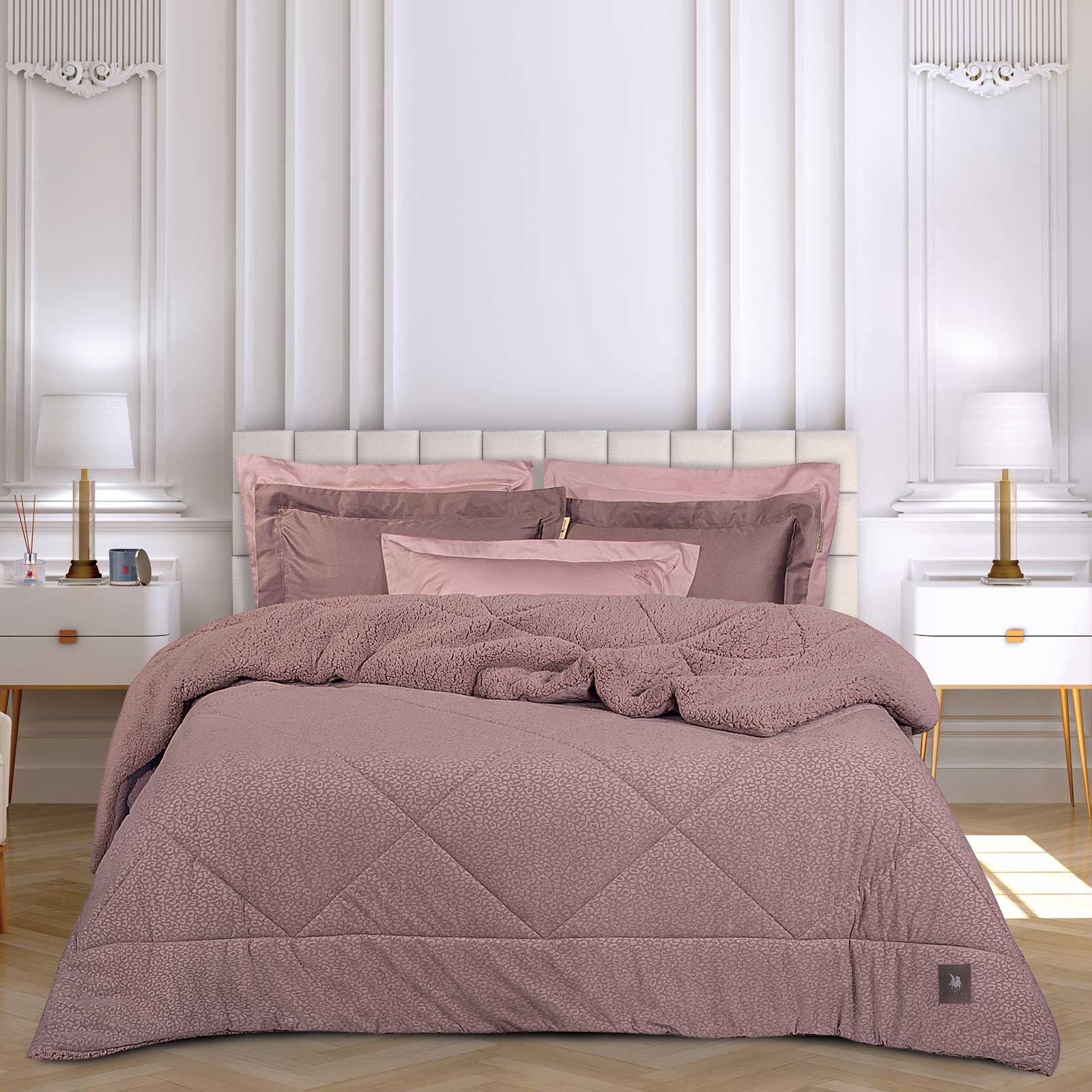 GREENWICH POLO CLUB ΚΟΥΒΕΡΤΟΠΑΠΛΩΜΑ KING SHERPA ESSENTIAL 4436 NUDE-221910304436